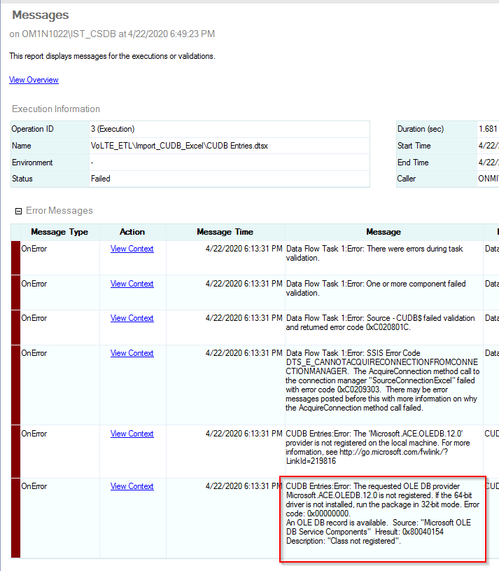 Job SSIS Error 64 to 32 bit driver.png